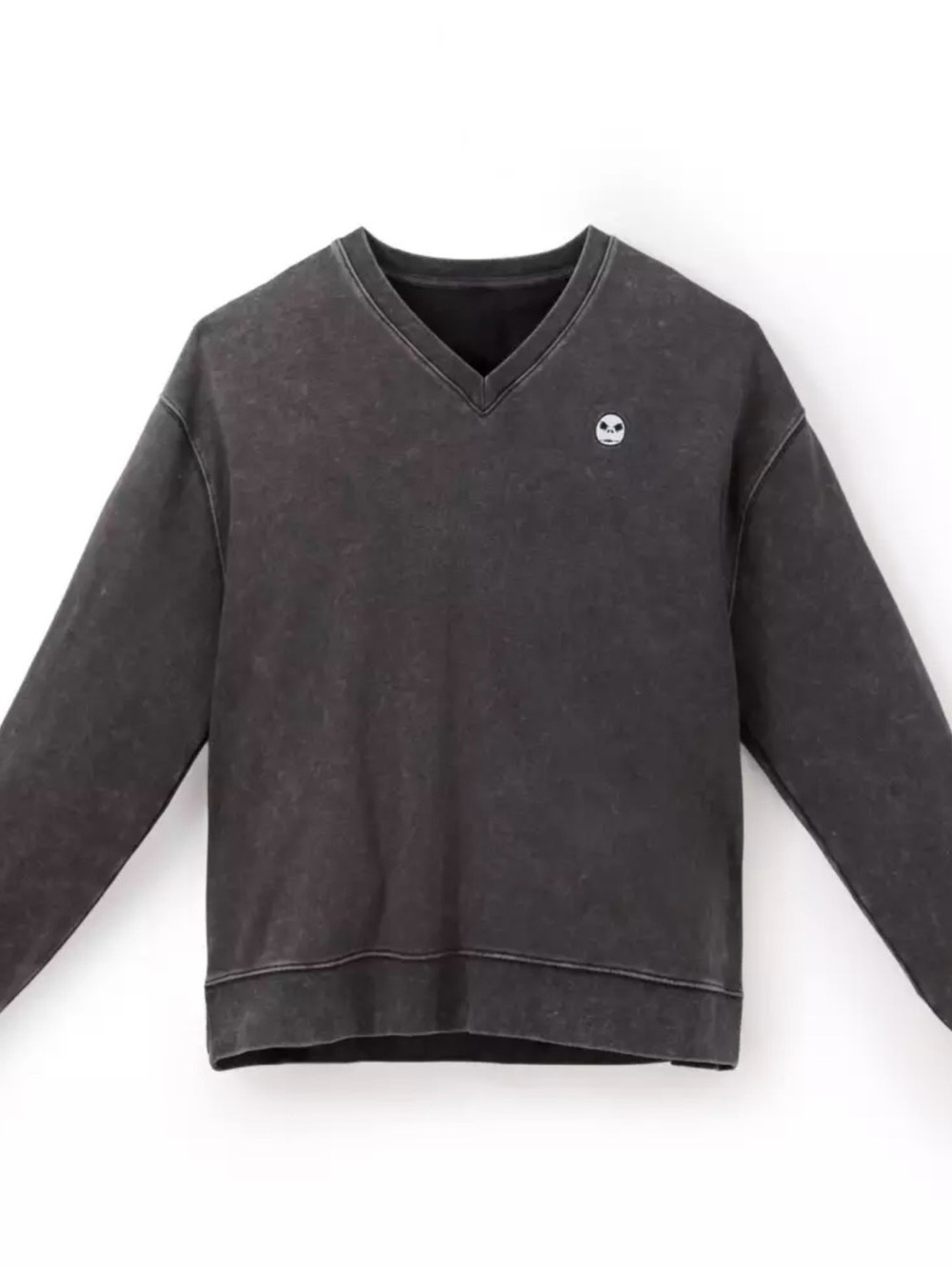 New Jack Skellington V-neck Pullover Sweatshirt for Women - Large